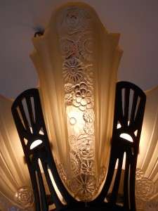   Deco Antique Chandelier Vintage Ceiling light fixture lamp Slip Shade