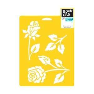   Mania Stencil 7X10 Roses SM97 0050; 6 Items/Order