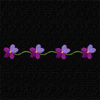 Violets 14 Machine embroidery designs set for 5x7 hoop  