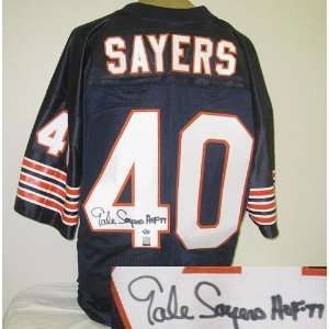  Gale Sayers Signed Uniform   w HOF   Autographed NFL 
