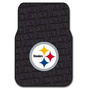  Pittsburgh Steelers 25 x 17 Rubber Car Floor Mat Sports 