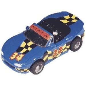  Mattel  Mazda Miata Racer #34 (Slot Cars) Toys & Games