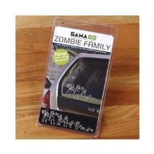 Gama Go Zombie Family Car Vinyl Sticker Decals 