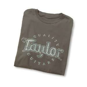  Taylor Guitars Anvil Antique Logo T   Smoke M Musical 