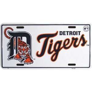  Detroit Tigers License Plate Classic Design Embossed Automotive