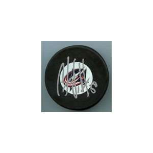  Antoine Vermette Autographed Hockey Puck Sports 