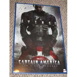  Chris Evans Captain America Avenge Signed Autographed 