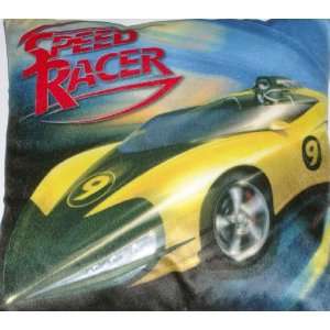   Racer Throw Pillow Racing Car Accent Toss Cushion 