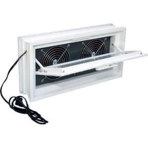  18 X 8 X 3 1/8 Hopper Style Power Ventilator