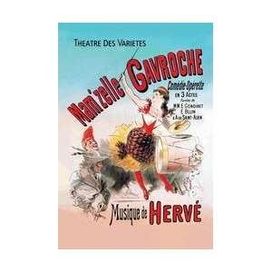  Mamzelle Gavroche Comedie Operette 12x18 Giclee on canvas 