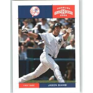 2004 Donruss Team Heroes #282 Jason Giambi   New York Yankees 