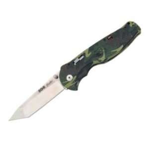  SOG Knives 00508 Camo Flash II Assisted Opening Tanto 