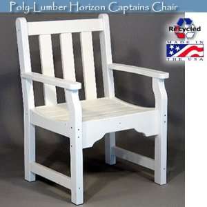    Siesta Recycled Poly Lumber Classic Captains Chair
