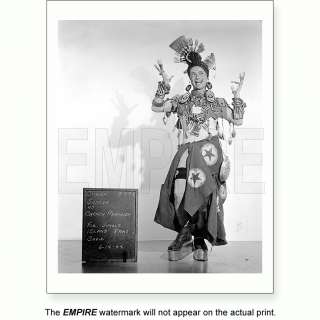 Sascha Brastoff, as G. I. Carmen Miranda, poses for a costume 