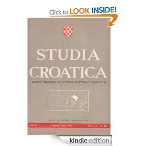 Studia Croatica   números 16 19   1965 Bosnia y Herzegovina (Spanish 