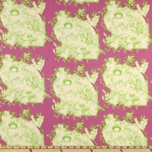   Givens Opal Owl Opals House Violet Fabric By The Yard tina_givens