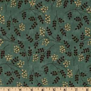  44 Wide Moda Essence Berries Teal Fabric By The Yard 