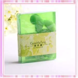  Stylish Green Apple Flavor Jelly Flower Grass Soap Sweet 
