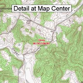  USGS Topographic Quadrangle Map   Olney, Kentucky (Folded 