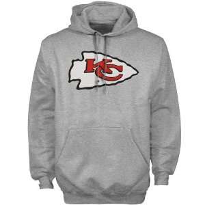  NFL Reebok Kansas City Chiefs Ash Logo Premier Hoody 
