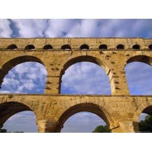 Roman Aqueduct, Pont Du Gard, Unesco World Heritage Site, Near Avignon 