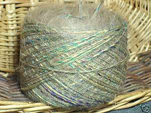 njy balled yarn angora mohair teal tan tweed version2  