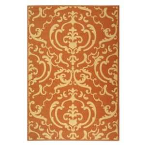   Rug   Chocolate/Natural, 53 round   Grandin Road