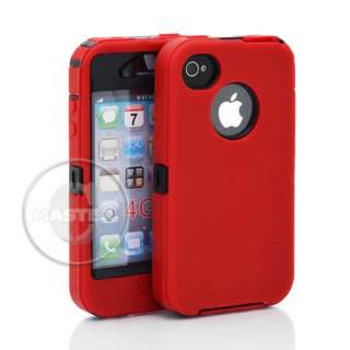   case compatible apple 4 4s at t verizon sprint color red black other