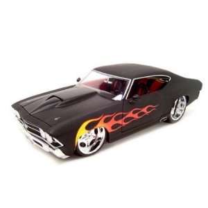  1969 CHEVY CHEVELLE SS DUB 118 DIECAST MODEL BLACK WITH 