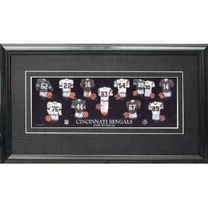  REGULAR PRICE $59.99   Framed Cincinnati Bengals 5 x 15 