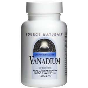  Vanadium With Chromium   180   Tablet Health & Personal 
