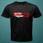 New APRILIA Racing RSV4 Logo Black Tshirt S 3XL