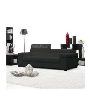  JM Furniture Soho Italian Leather Sofa (Black) soho s bl 