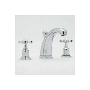  Rohl U3761X 3 Hole Hi Arc Spout WidespreadFct w/Cross Hdl 