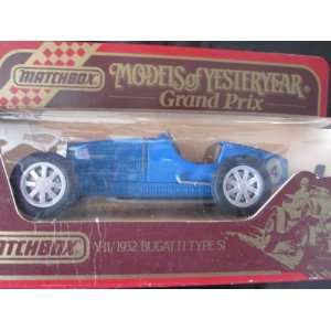   Type 51 (Blue/ #4) Matchbox Model of Yesteryear Y 11 d Issued 1986