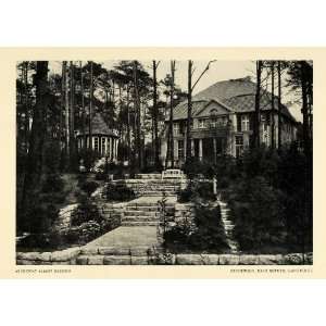  1915 Print House Architecture Woods Forest Grunewald Haus 