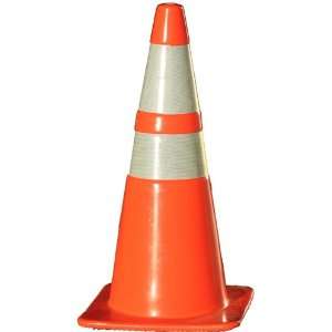  Wide Body Traffic Cone with Recessed Reflective Collars 