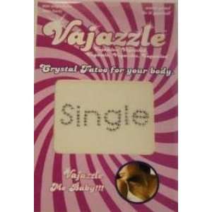 Bundle Vajazzle Single and Aloe Cadabra Organic Lube Lavender 2.5 Oz
