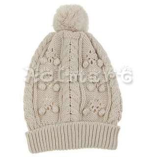 Lady Knit/Crochet Winter Warm Beanie Hat Snow Cold Cap  