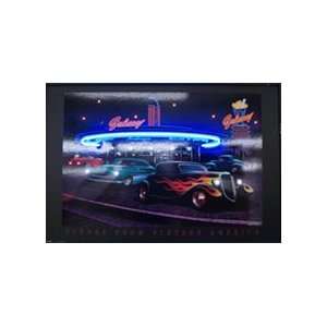  Galaxy Diner Neon LED Poster