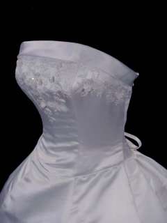 BRAND NEW CINDERELLA WEDDING DRESS BRIDAL GOWN + PURSE  