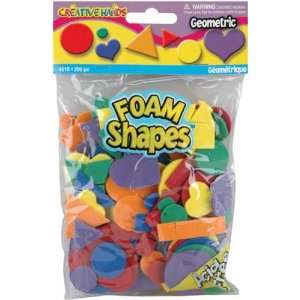  Foam Shapes 200/Pkg Geometric 