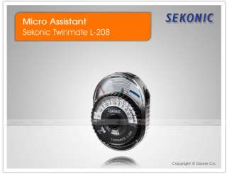 New Sekonic L 208 TWINMATE Light Meter L208 #Q003  