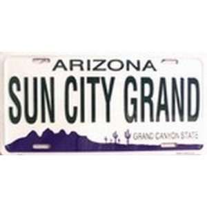 Arizona Sun City Grand License Plate Plates Tag Tags auto vehicle car 