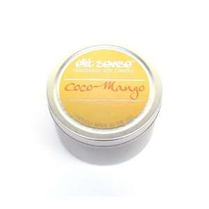    Scented Soy Candle  5 oz Coco Mango Travel Tin