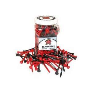  Jar of Maryland Terrapins Golf Tees (175 Tees) Sports 