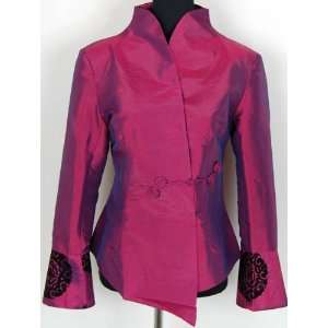 Shanghai Tone® Handmade Chinese Jacket Blazer Purple Available Sizes 