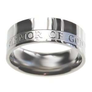  Stainless Steel Armor of God Ring Jewelry