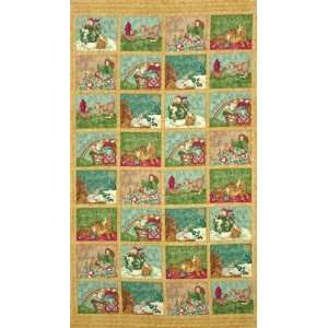  42 Wide Love Is Panel Everyday Gold Fabric By The Panel 