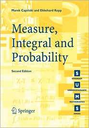 Measure, Integral and Probability, (1852337818), Marek Capinski 